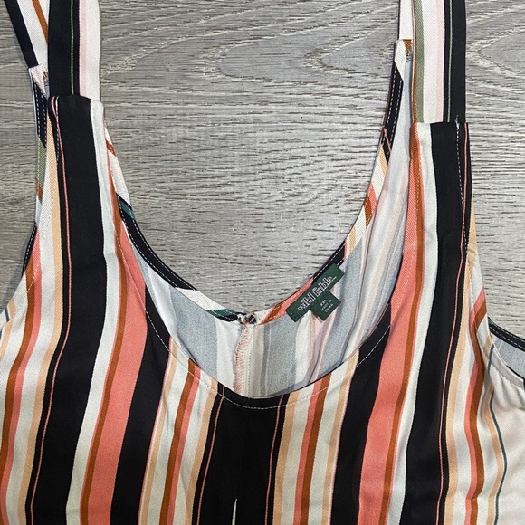 wild fable Pants - Wild Fable Striped Jumpsuit - Black, Pink, Cream